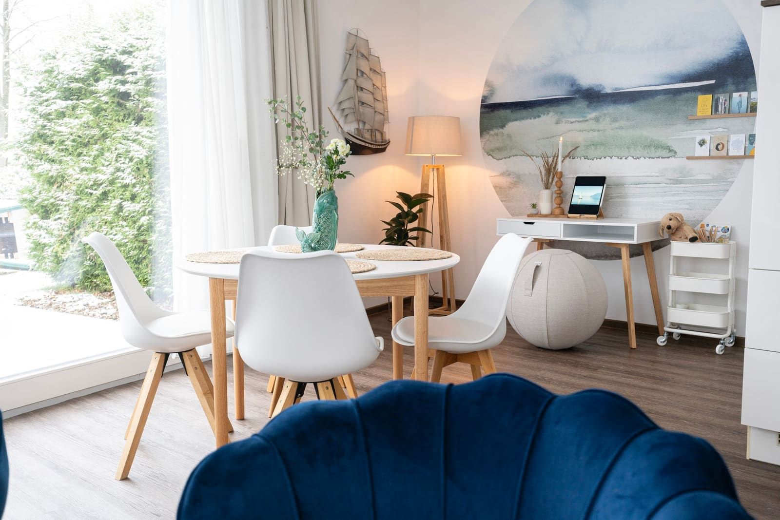 Segel setzen – Wohnzimmer, Ferienwohnung in Bad Zwischenahn