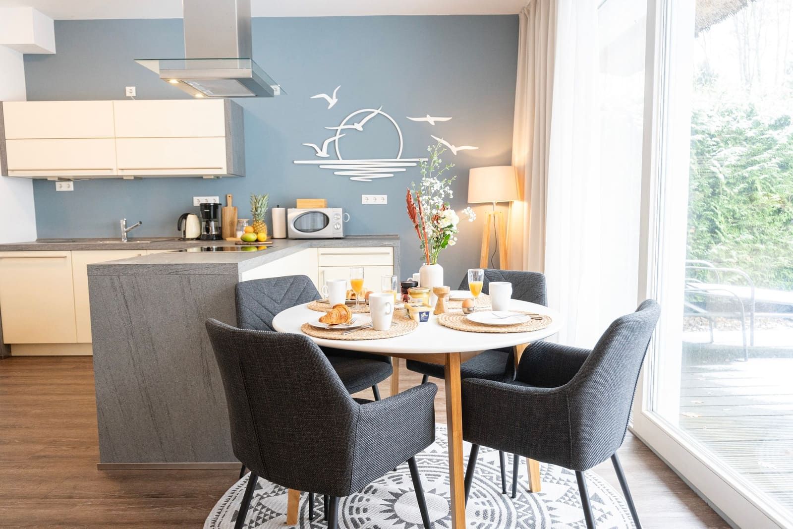 Nebelgruß – Küche / Küchenzeile, Ferienwohnung in Bad Zwischenahn