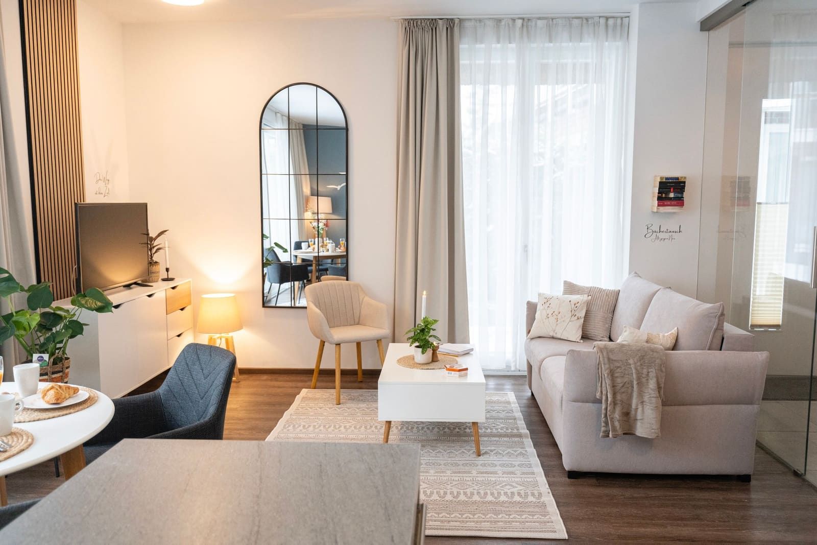 Nebelgruß – Wohnzimmer, Ferienwohnung in Bad Zwischenahn