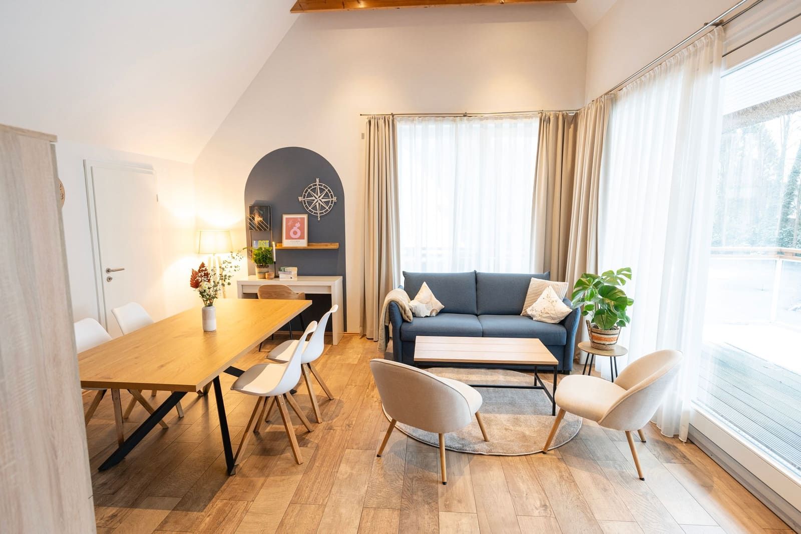 Himmelsträumer – Wohnzimmer, Ferienwohnung in Bad Zwischenahn