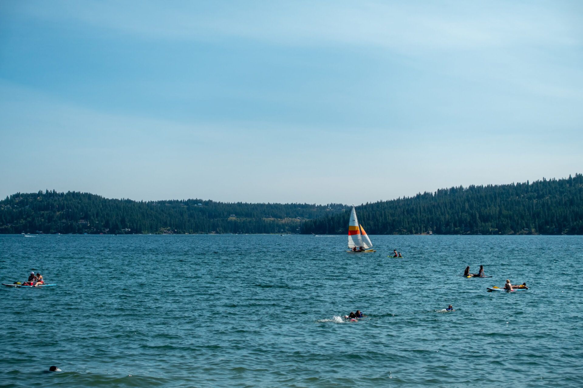 Segelboote auf dem Zwischenahner Meer